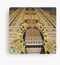 Aliën platform, abstract fractal wallart. Canvas Print