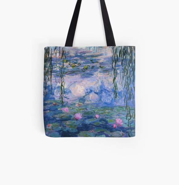Claude Monet - Water Lilies All Over Print Tote Bag