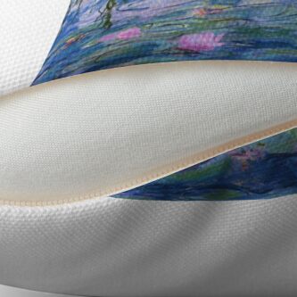 Alternate view of Claude Monet - Water Lilies Throw Pillow