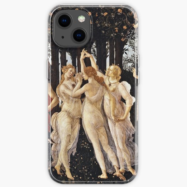 Botticelli - La Primavera (Spring) (1481 - 1482) iPhone Soft Case