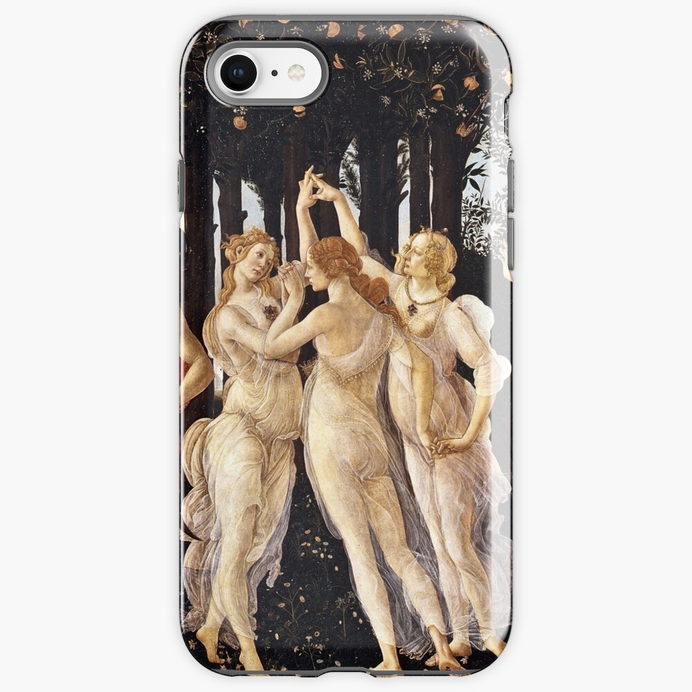 Botticelli - La Primavera (Spring) (1481 - 1482) iPhone Case & Cover