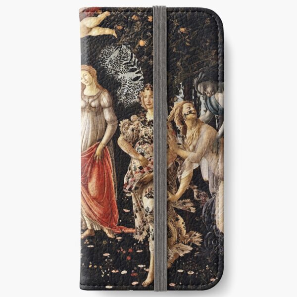 Botticelli - La Primavera (Spring) (1481 - 1482) iPhone Wallet