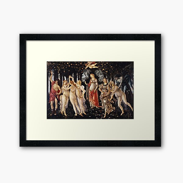 Botticelli - La Primavera (Spring) (1481 - 1482) Framed Art Print