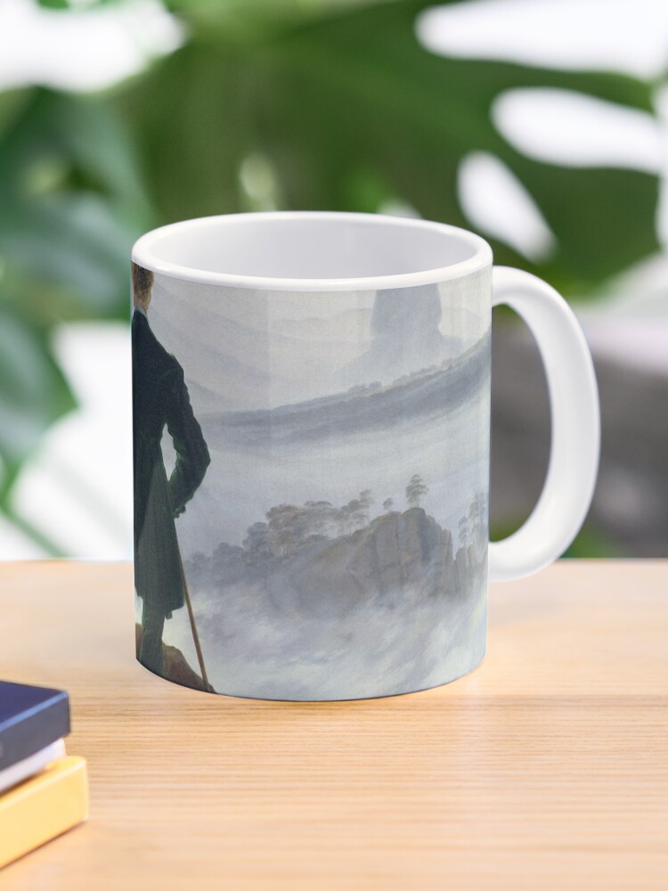 Caspar David Friedrich The Wanderer Above The Sea Of Fog Mug By Artcenter Redbubble