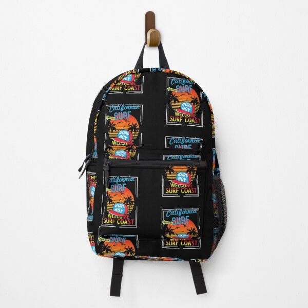 California typography t shirt vector Backpack