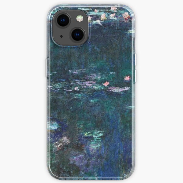 Claude Monet - The Water Lilies - Green Reflections (1915 - 1926) iPhone Soft Case