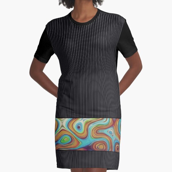 Framed To A T. 2 Graphic T-Shirt Dress