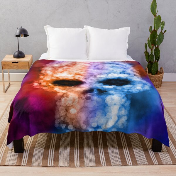 Item preview, Abstract Colorful Bokeh Skull designed and sold by Maks08.