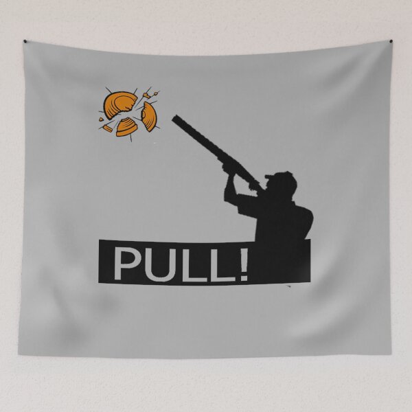 Item preview, Skeet Clay Shooting Pigeon Trap Bird Hunters PULL! designed and sold by TopTeeShop.