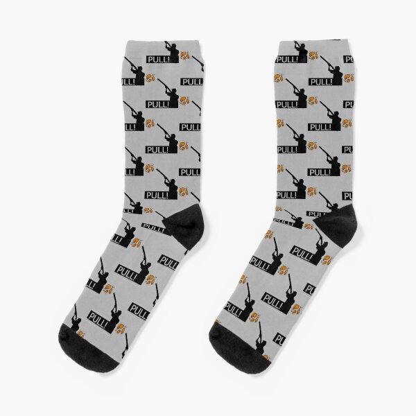 Skeet Clay Shooting Pigeon Trap Bird Hunters PULL! Socks