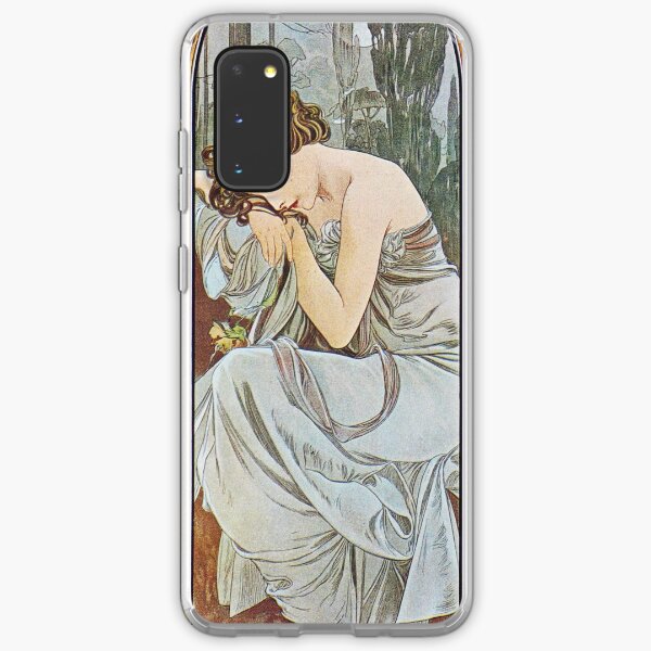 Alphonse Mucha - Nocturnal Slumber Samsung Galaxy Soft Case