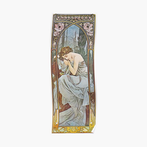 Alphonse Mucha - Nocturnal Slumber Poster