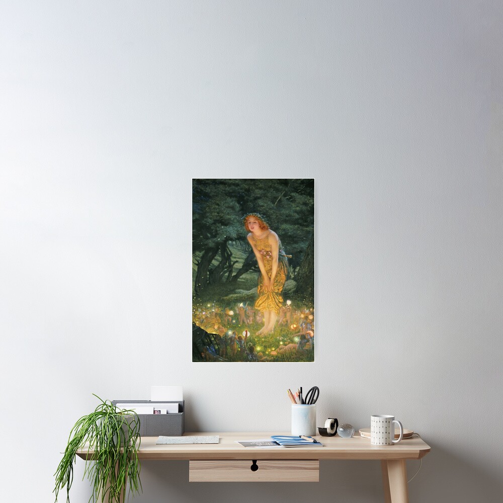 Edward Robert Hughes - Midsummer Eve Poster
