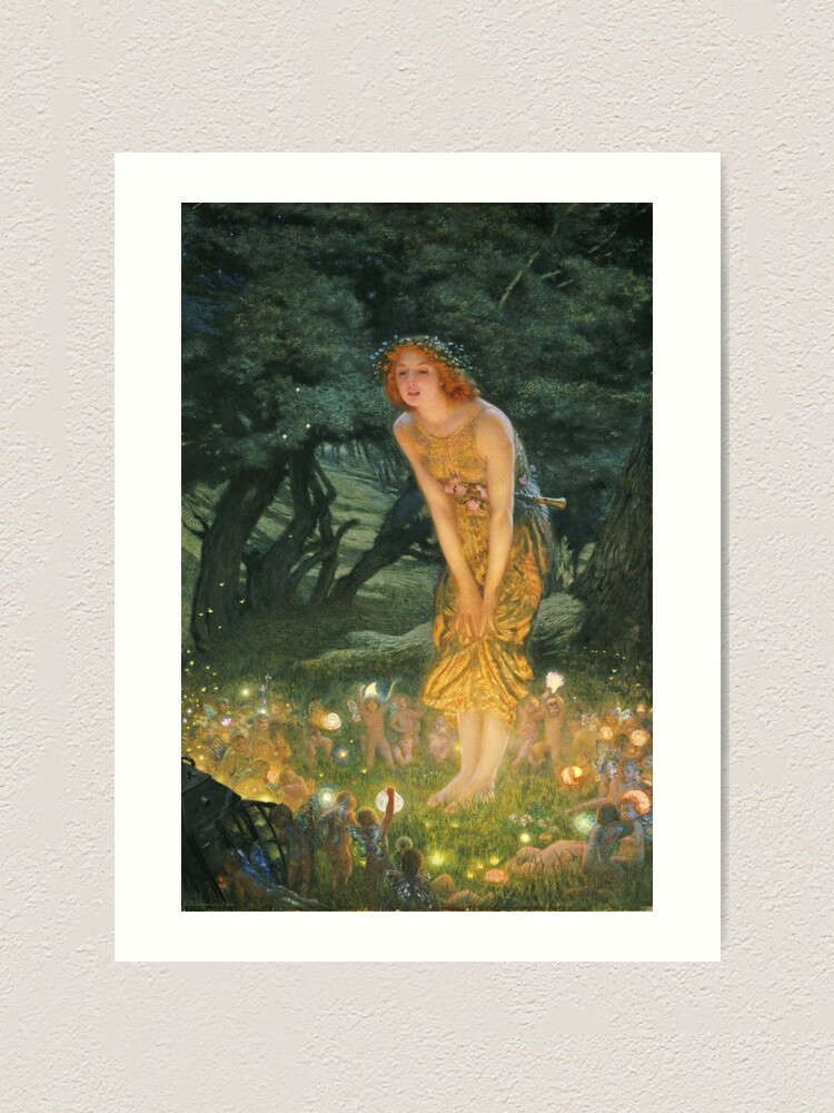 Alternate view of Edward Robert Hughes - Midsummer Eve Art Print