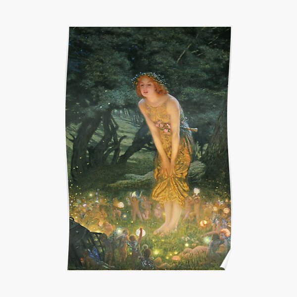 Edward Robert Hughes - Midsummer Eve Poster