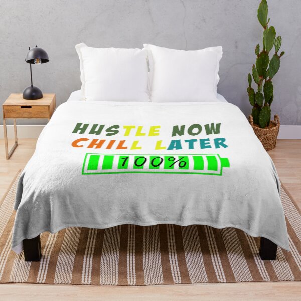 Item preview, Hustle Now Chill Later designed and sold by majeed10.