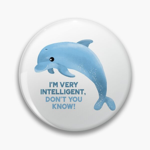 Item preview, Intelligent Cute Leaping Dolphin designed and sold by VicEllisArt.