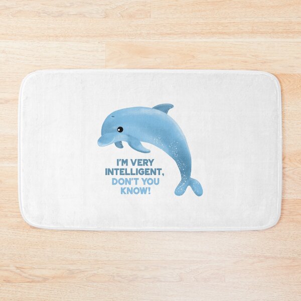 Item preview, Intelligent Cute Leaping Dolphin designed and sold by VicEllisArt.