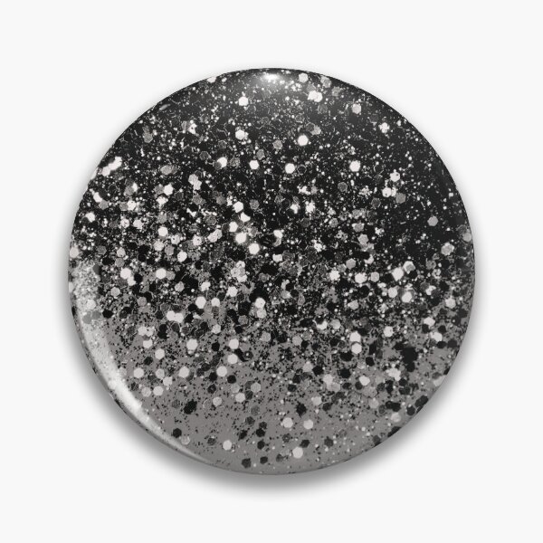 Silver Gray Glitter #1 #shiny #decor #art Pin