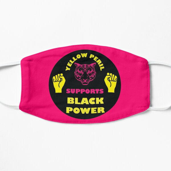 Download Yellow Peril Supports Black Power Mask By Kiriska Redbubble PSD Mockup Templates