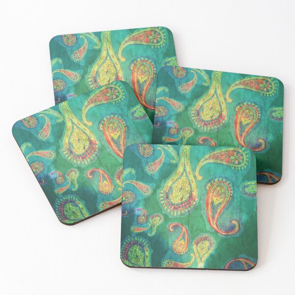 Item preview, Blough Grean Paisley designed and sold by Nickdavisinghe.