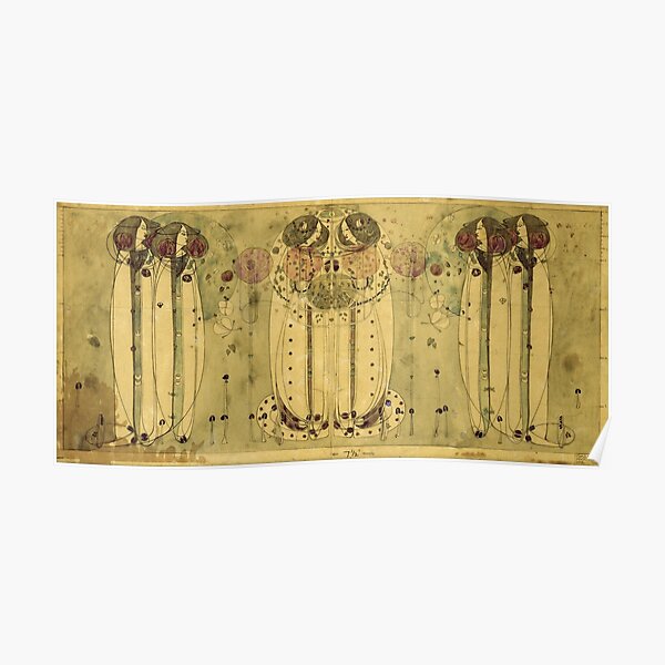 "Charles Rennie Mackintosh - The Wassail" Poster for Sale by artcenter ...