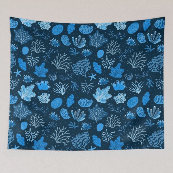 Item preview, Hand Drawn Deep Sea Coral Pattern designed and sold by parazitgoodz.