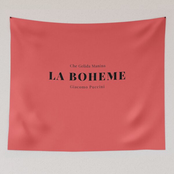 Item preview, La Boheme by Giacomo Puccini designed and sold by MusicWonderland.