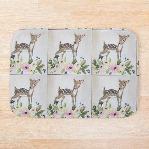 Item preview, Fawn & Flowers, by Ginny Ducks designed and sold by Ginnyducks2004.