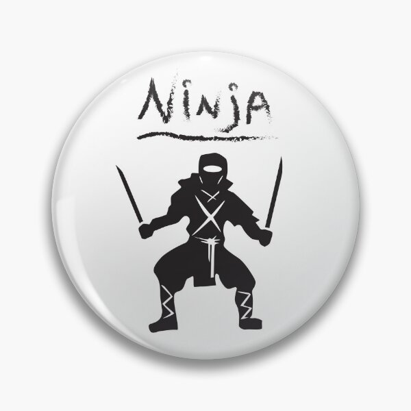 Item preview, Ninja cartoon doodle flat silhouette designed and sold by Maks08.