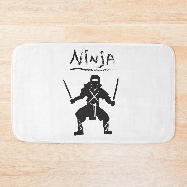 Item preview, Ninja cartoon doodle flat silhouette designed and sold by Maks08.