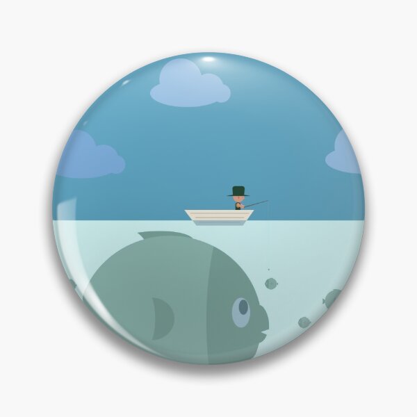 Item preview, Man fishing designed and sold by angieanguk.