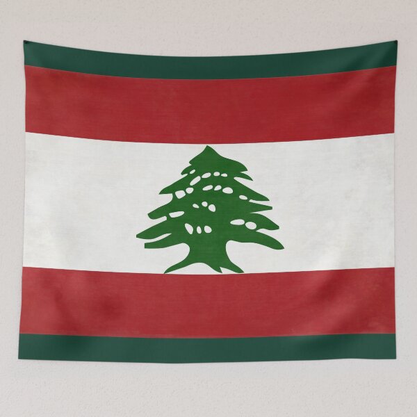 Aperçu de l'œuvre Drapeau Liban créée et vendue par Finding Fortuity.