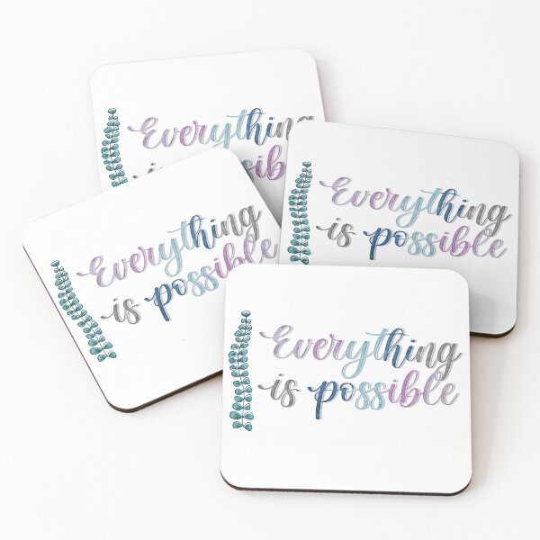 Item preview, Anything is possible lettering Mark 9:23 designed and sold by PearlOfGod.