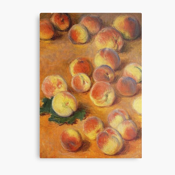 Claude Monet - Peaches Metal Print