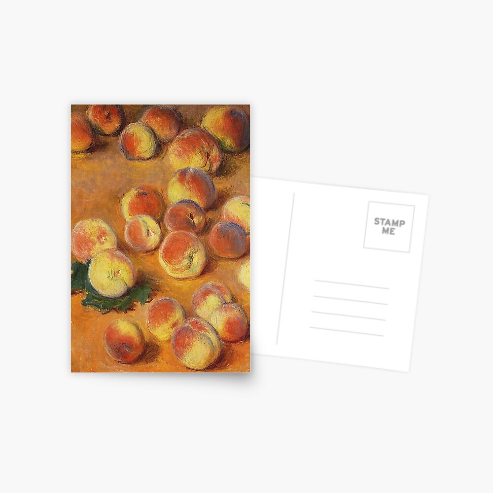Claude Monet - Peaches Postcard