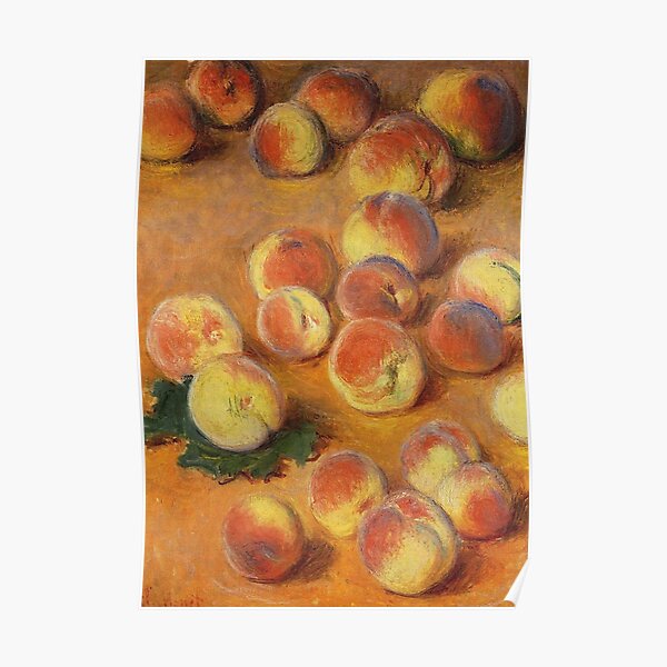 Claude Monet - Pfirsiche Poster