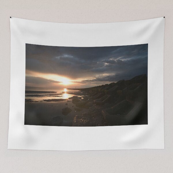 Item preview, Dramatic Sunsetting Over The River Mersey  Estuary ,Wirral,Mersey. England. designed and sold by ALEXANDER  STEPHEN PEMBERTON.