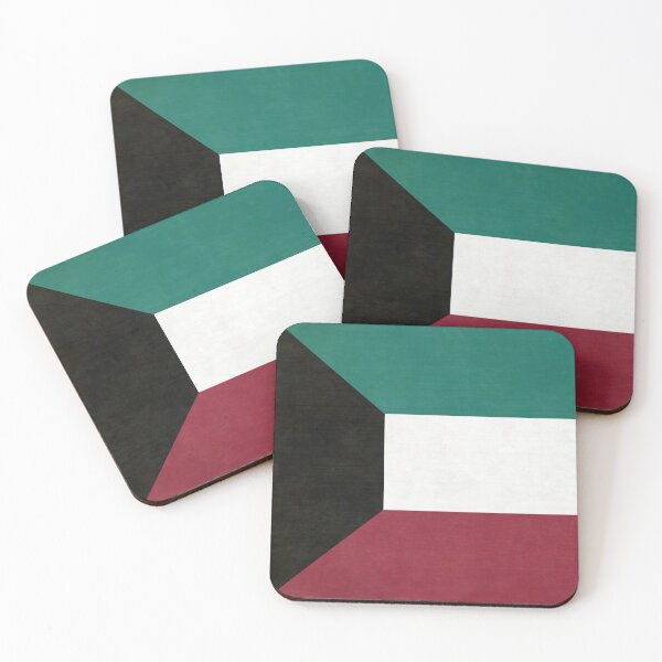 Item preview, Kuwait Flag designed and sold by Leslie Montgomery Art.