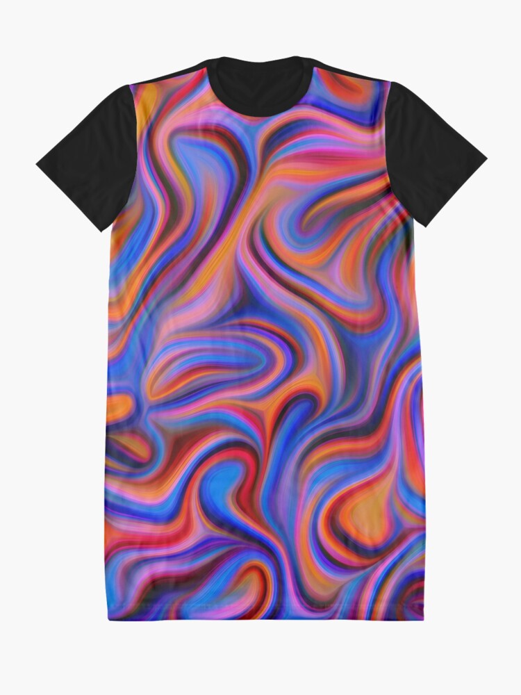 Alternate view of Abstractions of abstract abstraction Graphic T-Shirt Dress
