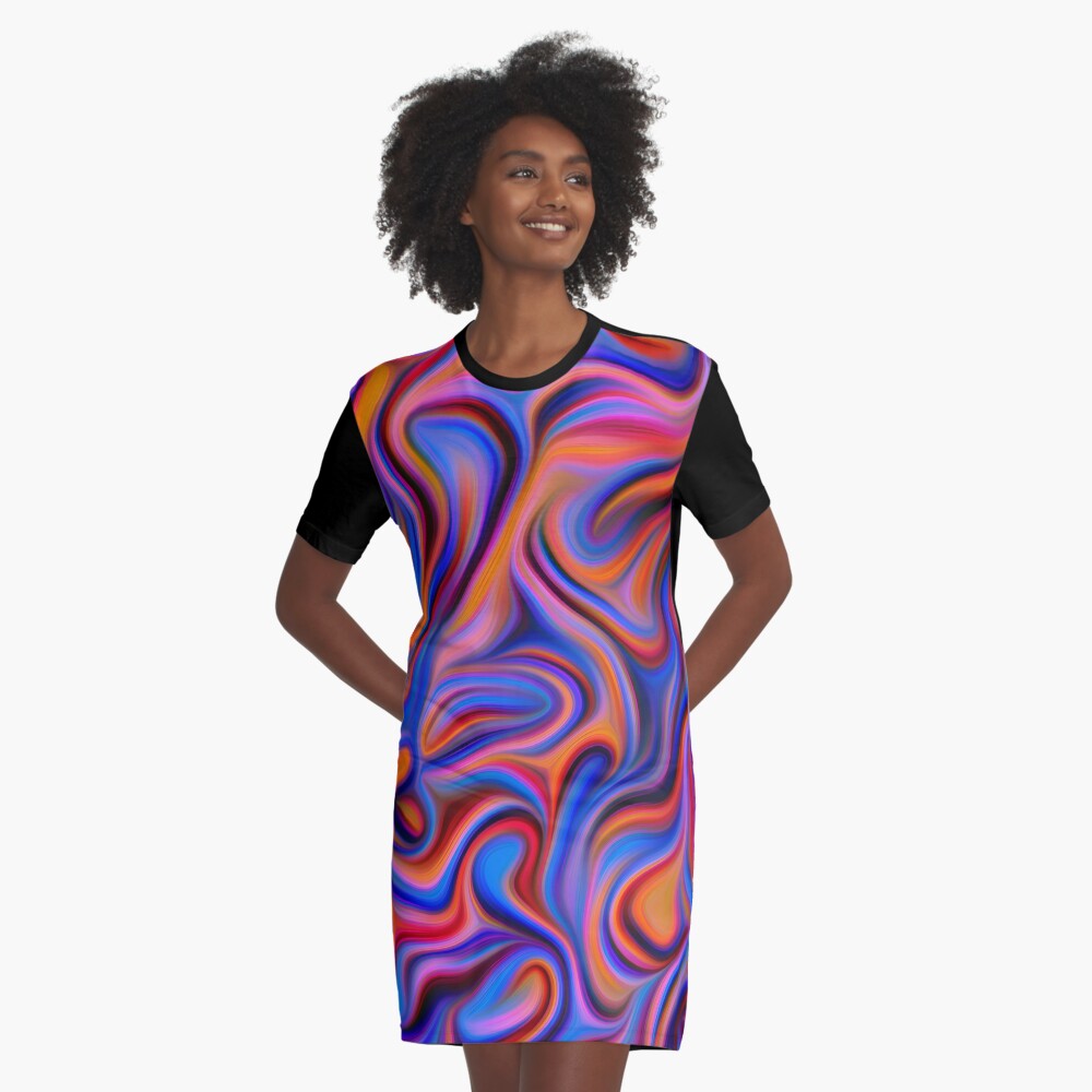 Abstractions of abstract abstraction Graphic T-Shirt Dress