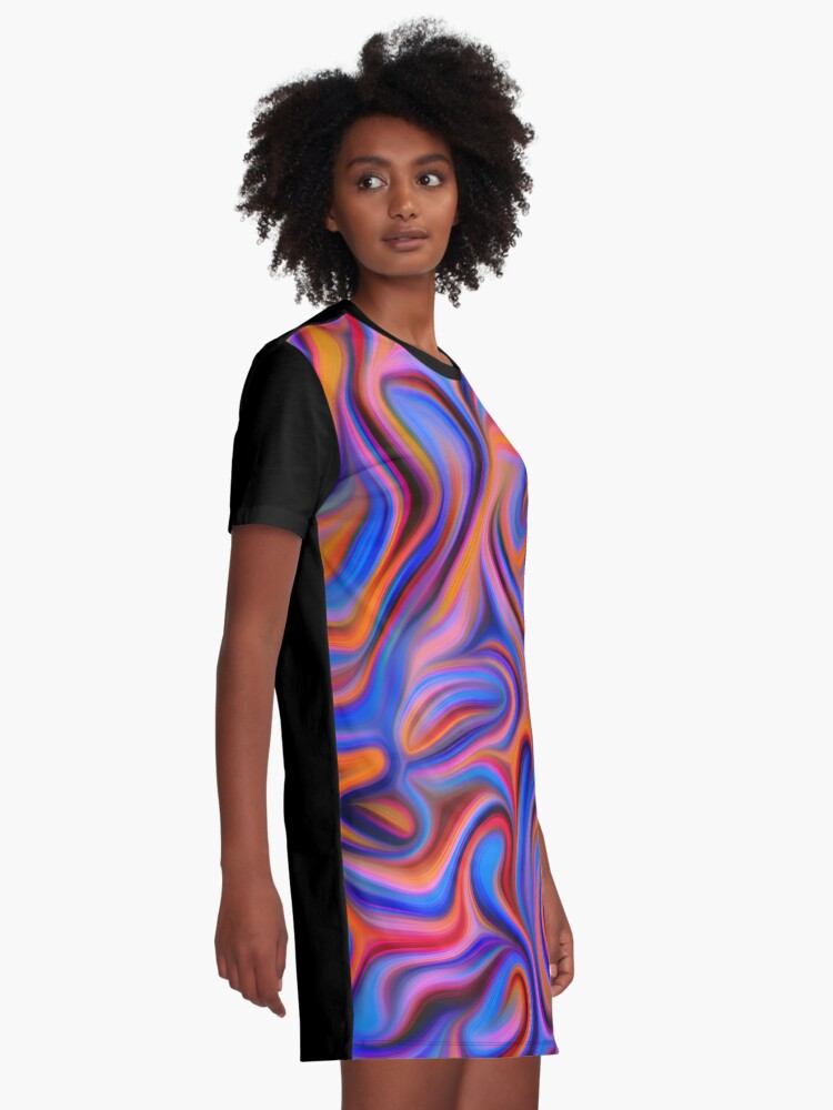 Alternate view of Abstractions of abstract abstraction Graphic T-Shirt Dress