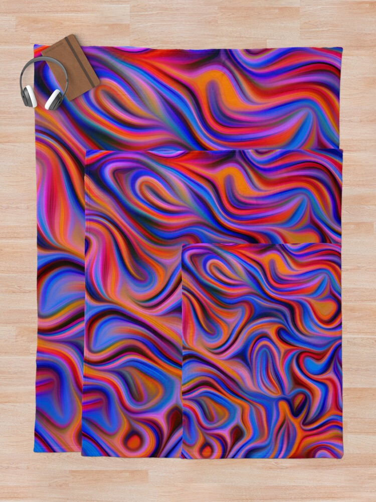 Alternate view of Abstractions of abstract abstraction Throw Blanket