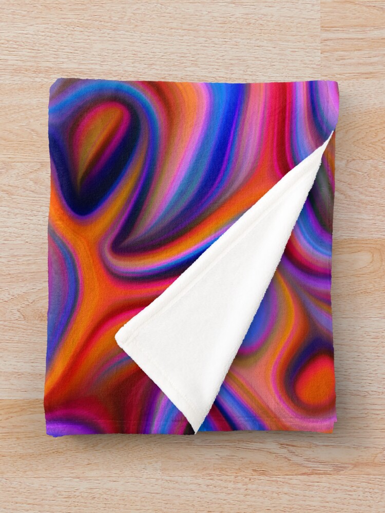 Alternate view of Abstractions of abstract abstraction Throw Blanket