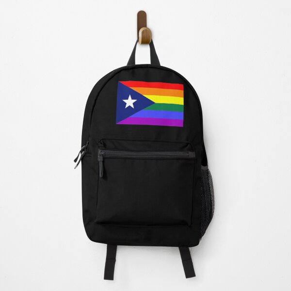 Item preview, Puerto Rican Rainbow Pride Flag designed and sold by SimplyPride.