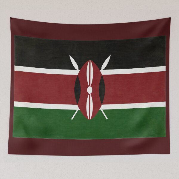 Item preview, Kenya Flag designed and sold by Finding Fortuity.