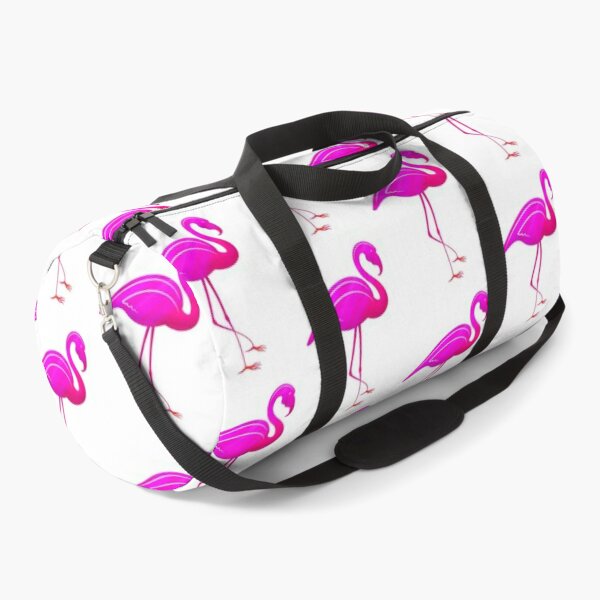 Pink Flamingo Pop Art Style  Duffle Bag