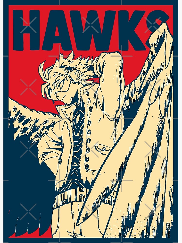 "Wing Hero Hawks" Poster for Sale by summersamy Redbubble