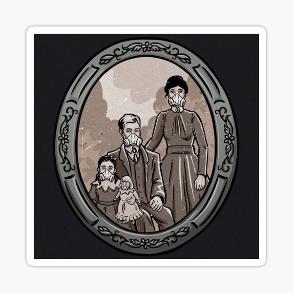 Quarantine family Sticker