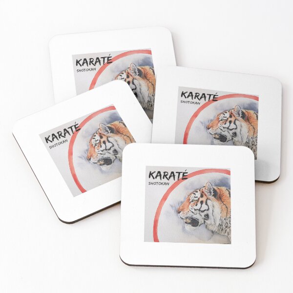 Item preview, Tiger Karate Shotokan Tora no Maki Watercolor designed and sold by Valérie Catanzaro ART.